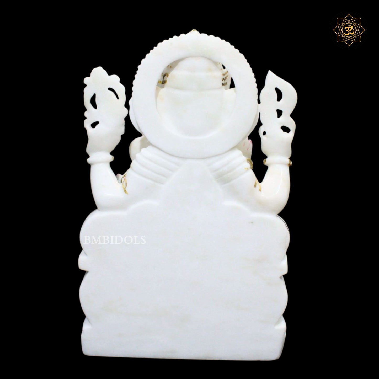 Antique Marble Ganesh Bhagwan Murti in 18inches Makrana Marble
