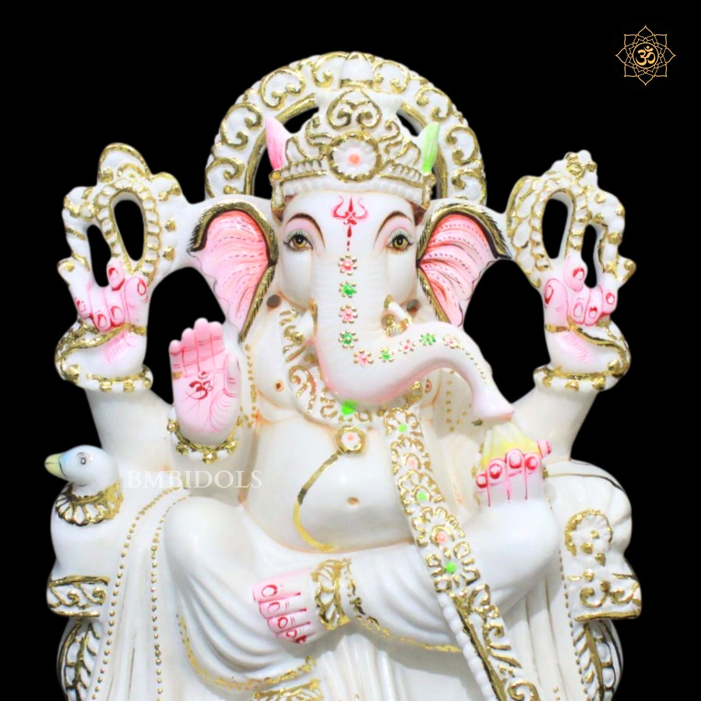 Ganesh Bhagwan Murti in Makrana Marble in 1feet
