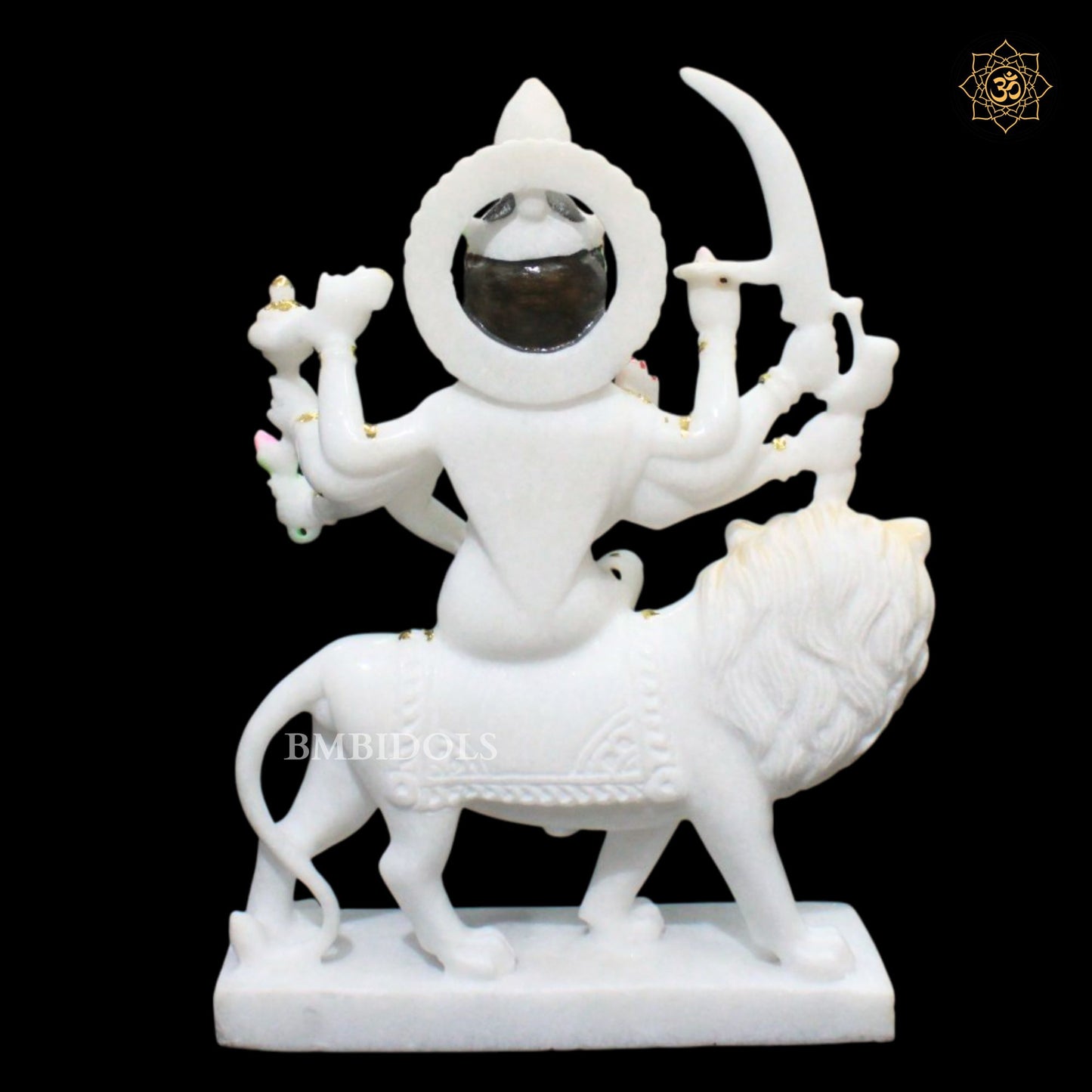 Special Marble Durga maa Murti for Ghar Mandirs in 12inches