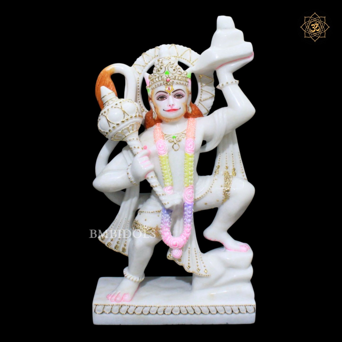 18inch Bhagwan Veer Hanuman Murti in Makrana Marble
