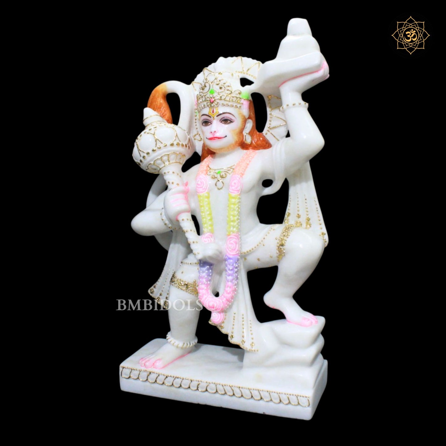 18inch Bhagwan Veer Hanuman Murti in Makrana Marble