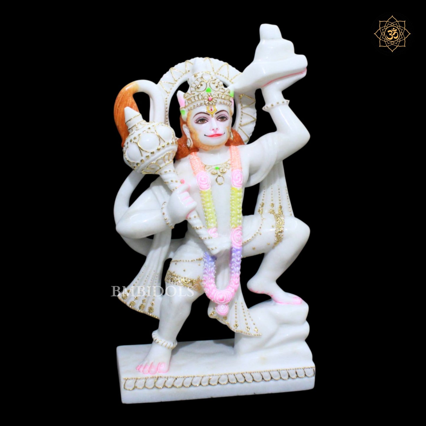 18inch Bhagwan Veer Hanuman Murti in Makrana Marble