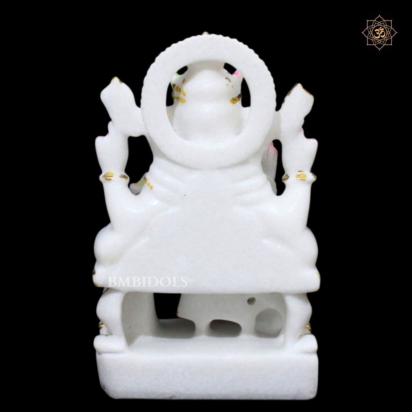9inch Ganesh Bhagwan Marble Murti in Makrana Marble