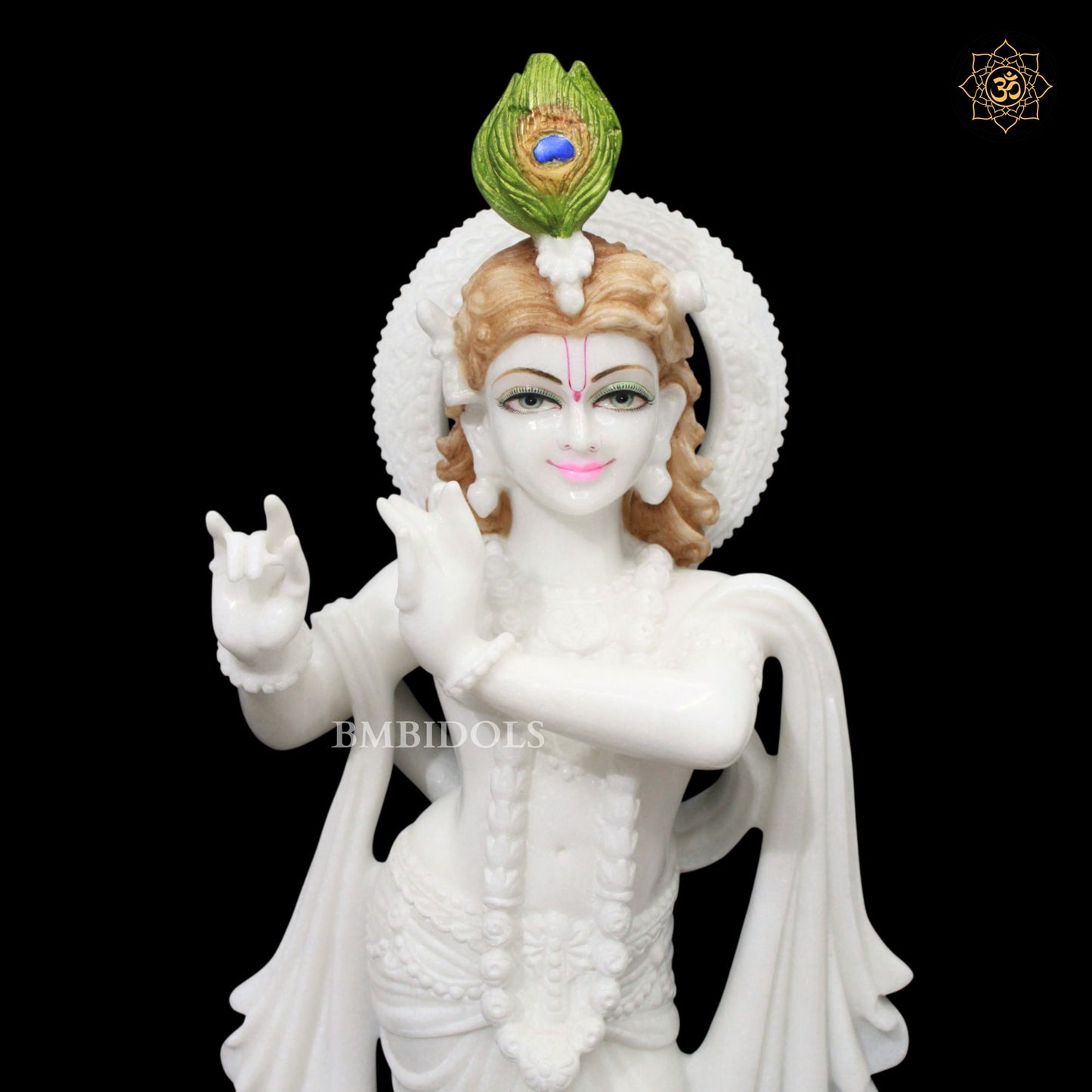 Radha Krishna Marble Statue in 27inches in Makrana Marble