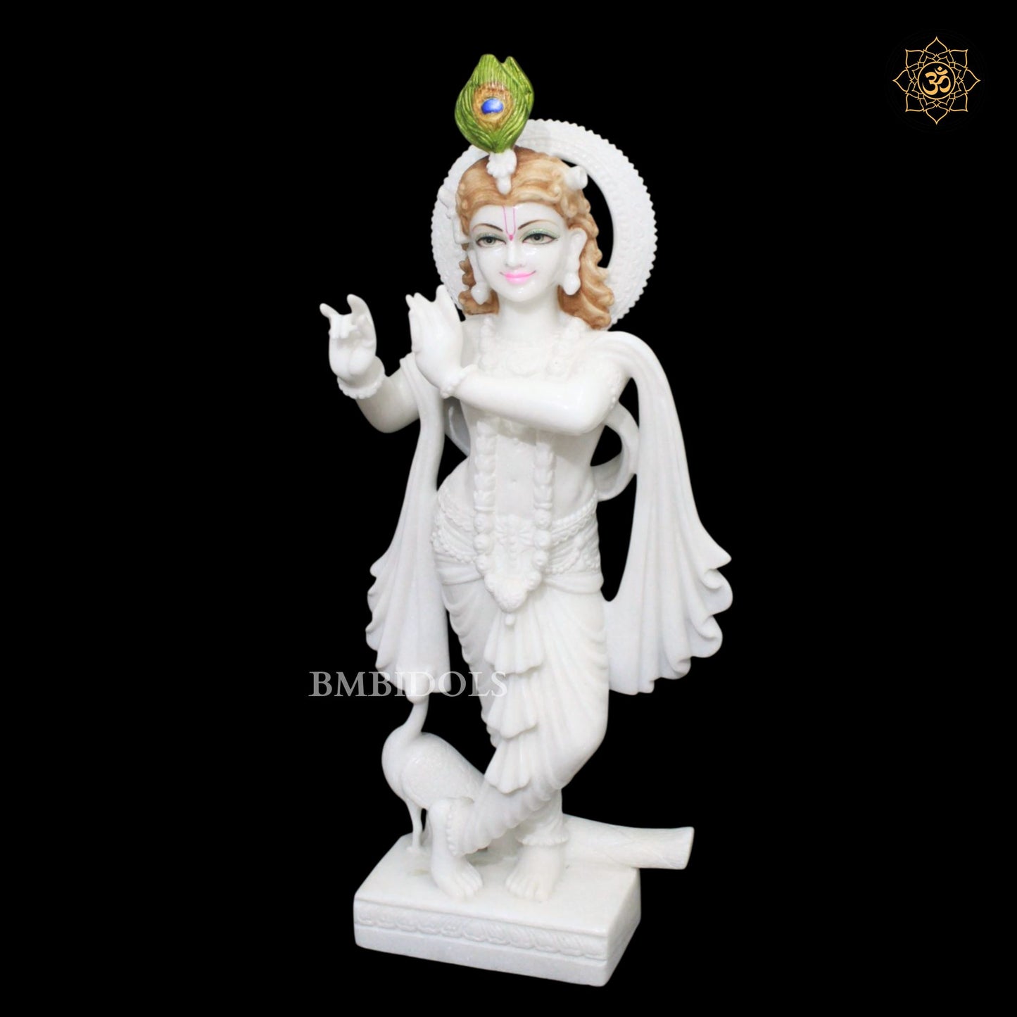 Radha Krishna Marble Statue in 27inches in Makrana Marble
