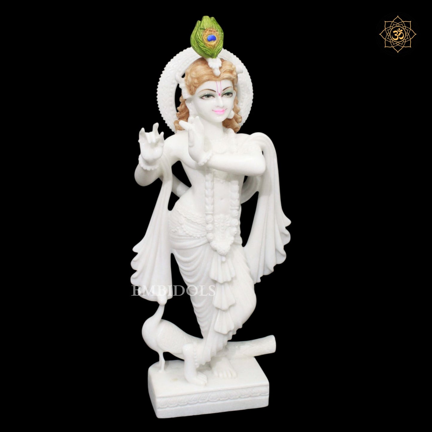 Radha Krishna Marble Statue in 27inches in Makrana Marble