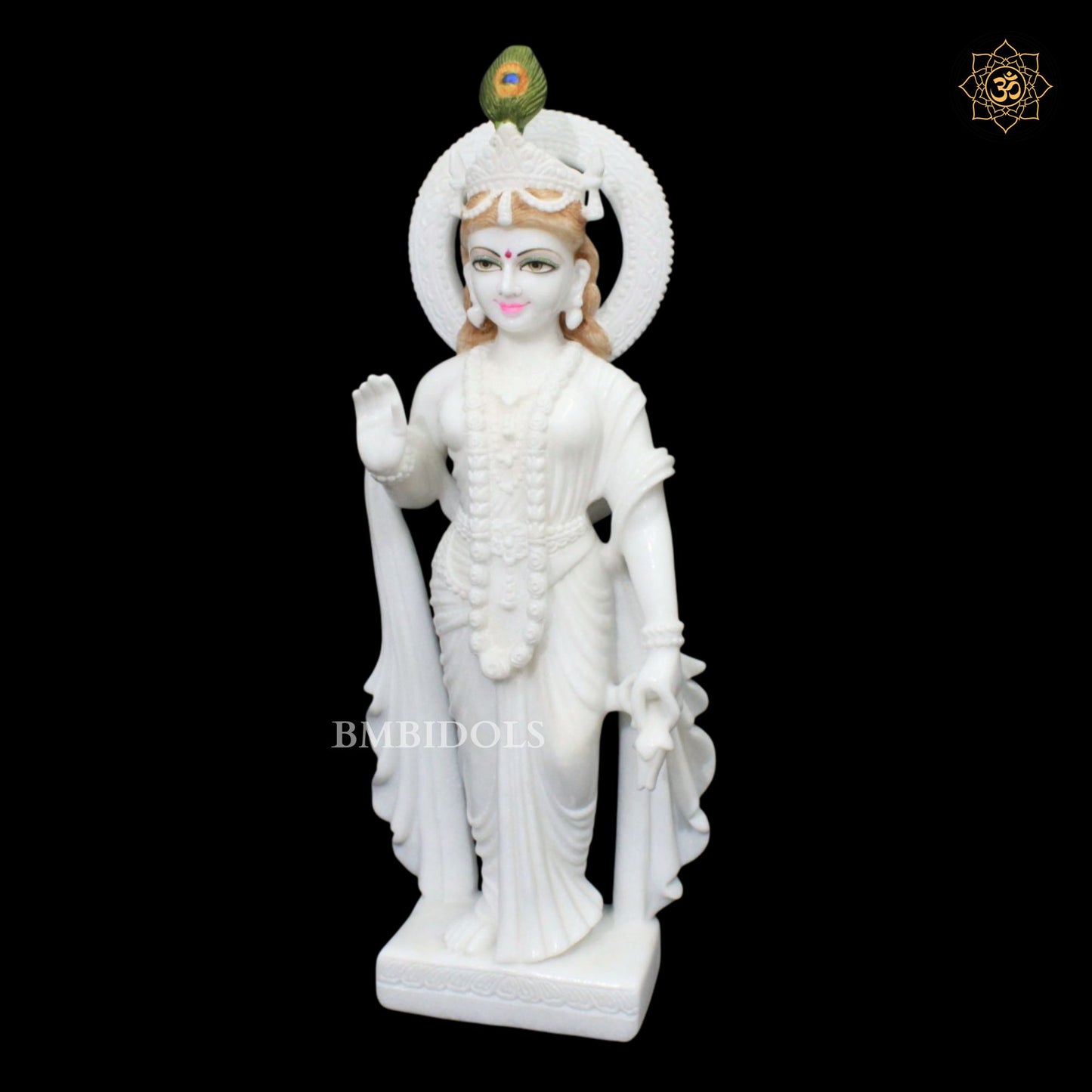 Radha Krishna Marble Statue in 27inches in Makrana Marble