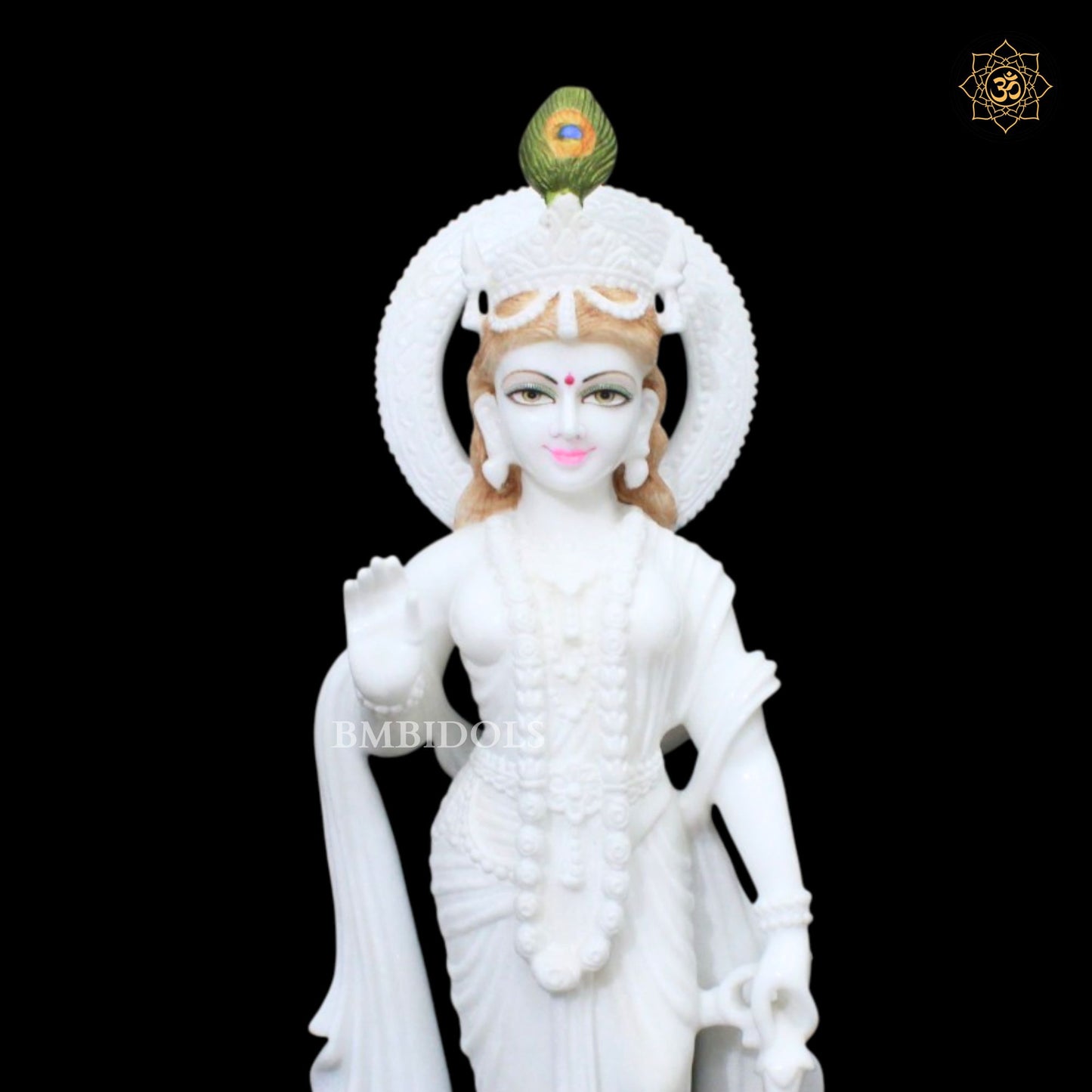 Radha Krishna Marble Statue in 27inches in Makrana Marble