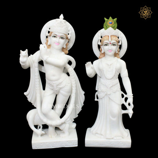 Special Radha Krishna Marble Idol in Big Size 27inches