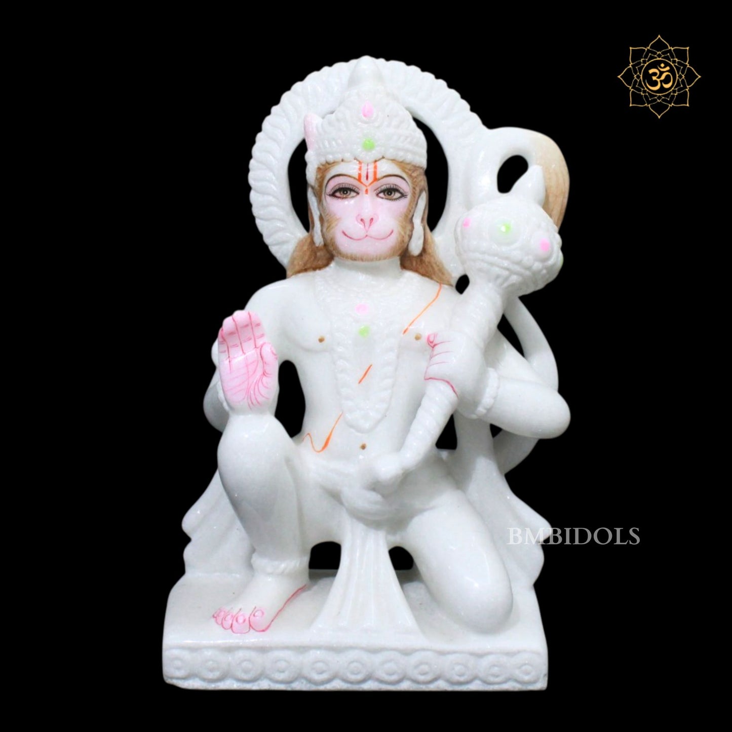 1feet Hanuman Marble Murti in Makrana Marble