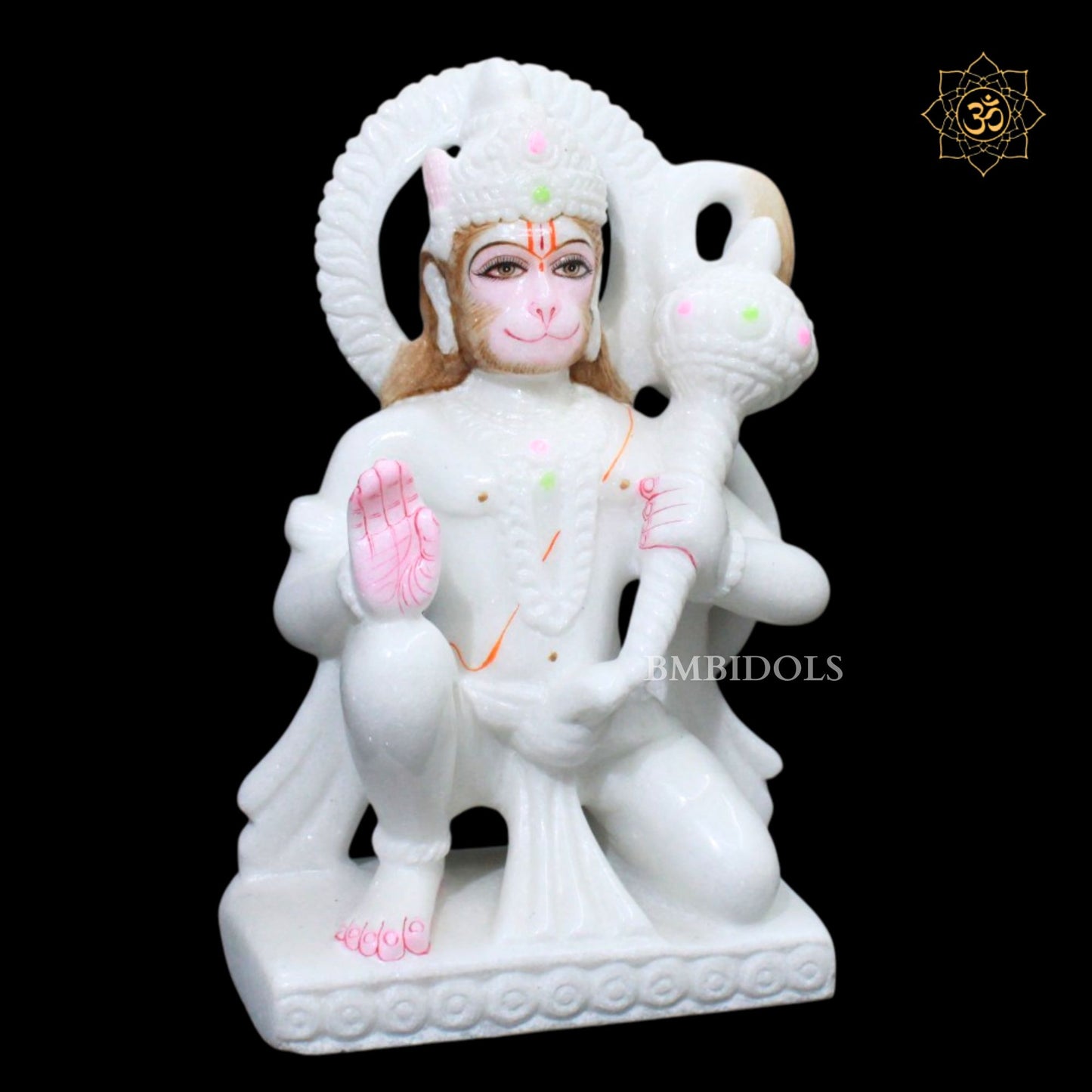 1feet Hanuman Marble Murti in Makrana Marble