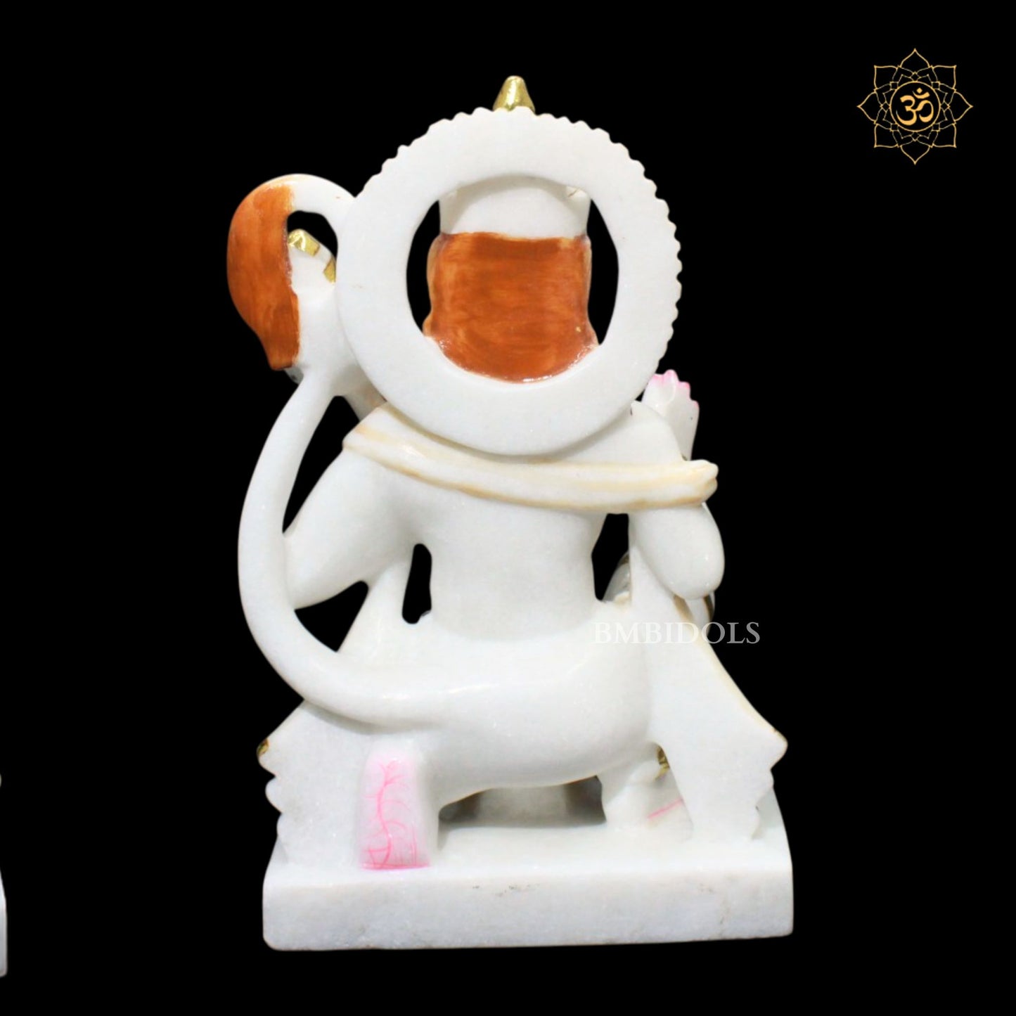 Ashirwad Hanuman Marble Statue in 15inches