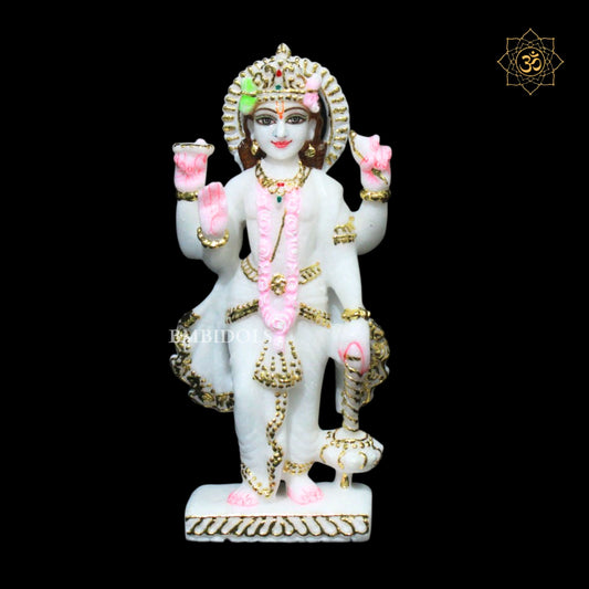 Lakshmi Narayan Marble Murti in 10inch for Homes