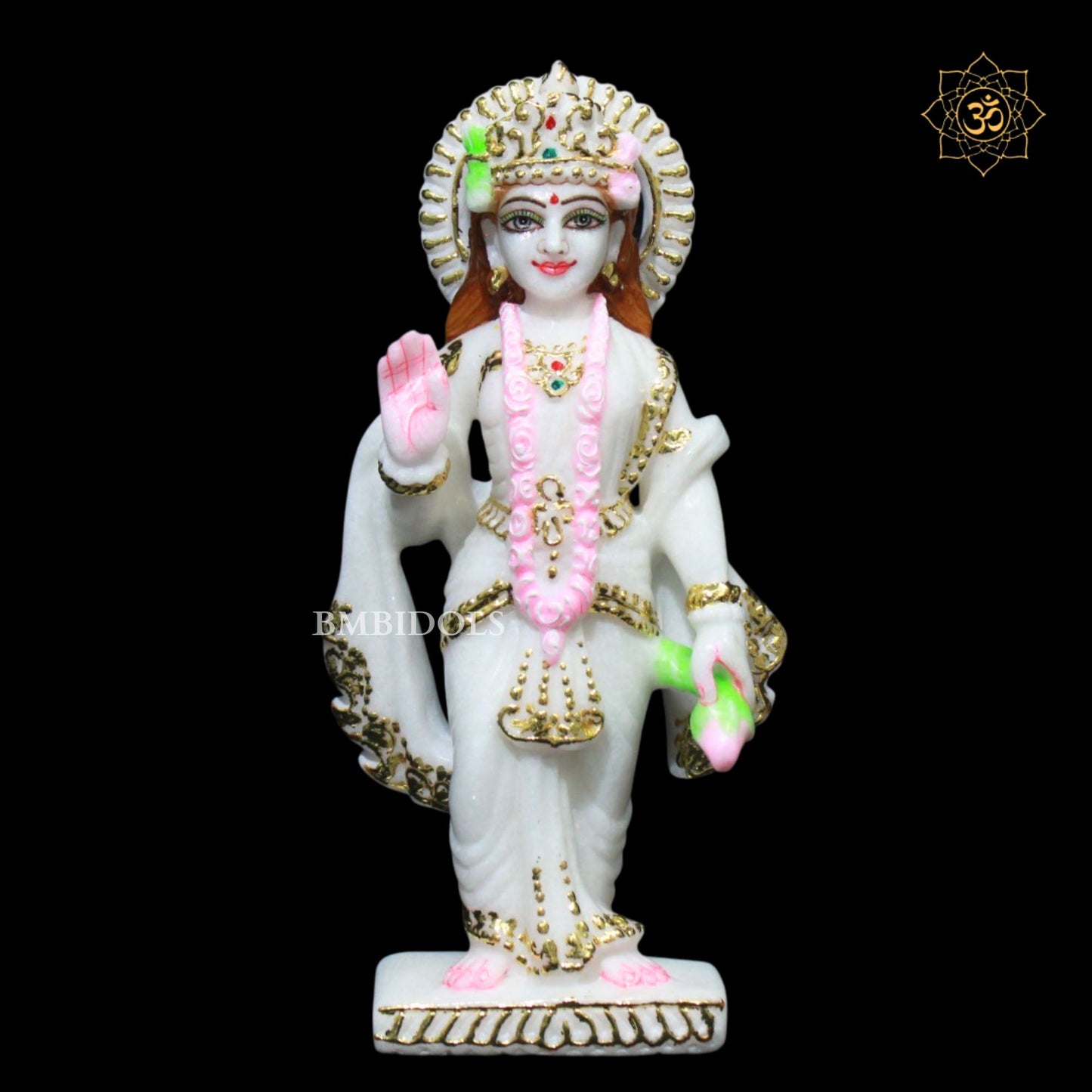 Lakshmi Narayan Marble Murti in 10inch for Homes