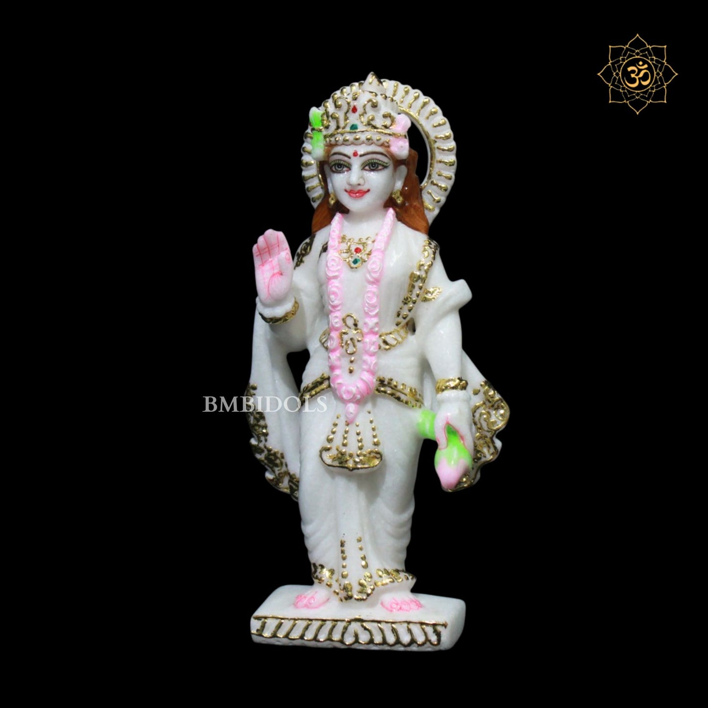 Lakshmi Narayan Marble Murti in 10inch for Homes