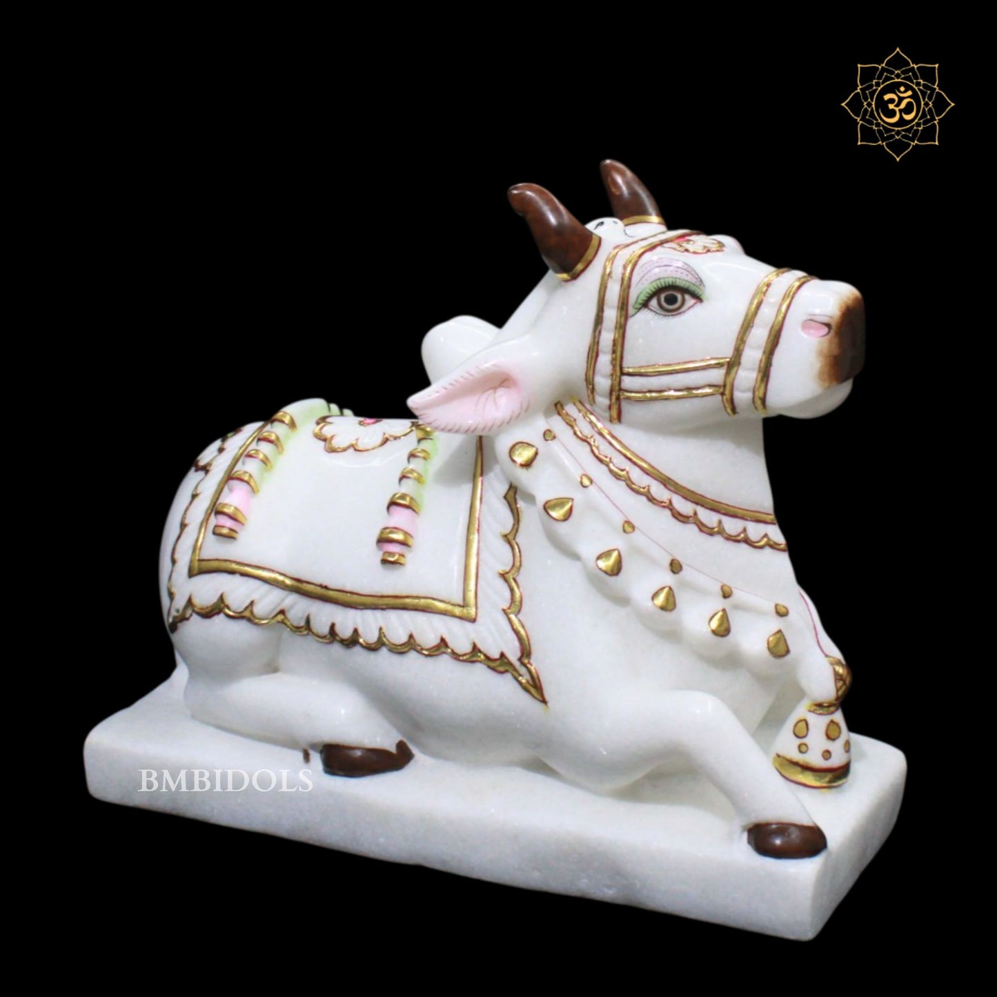 Marble Nandi Statue in 12inches