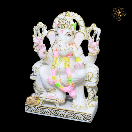 15inch Ganpati Bhagwan Marble Murti