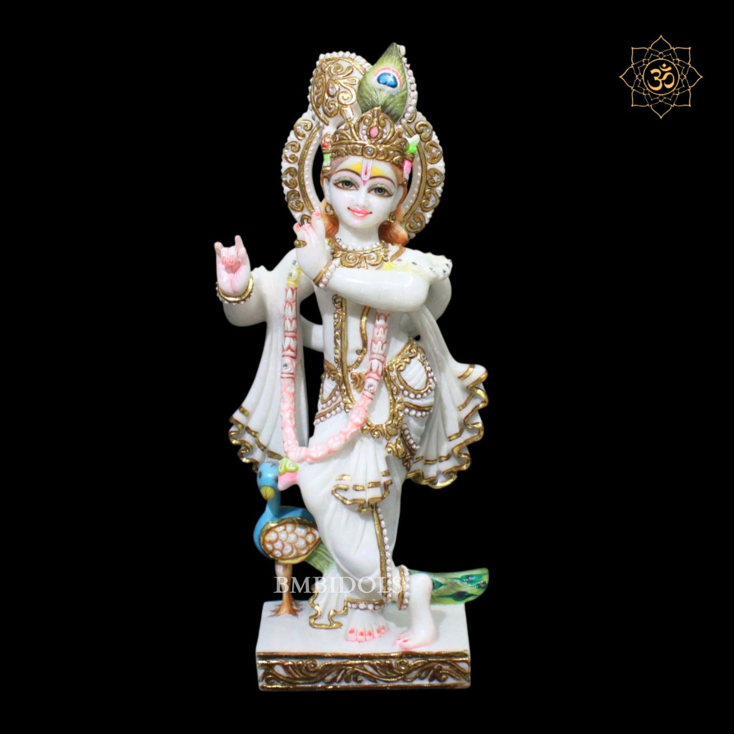 18inch Special Radha Krishna Marble Murti in Makrana Marble