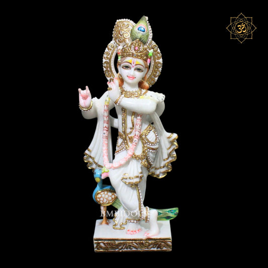 18inch Special Radha Krishna Marble Murti in Makrana Marble