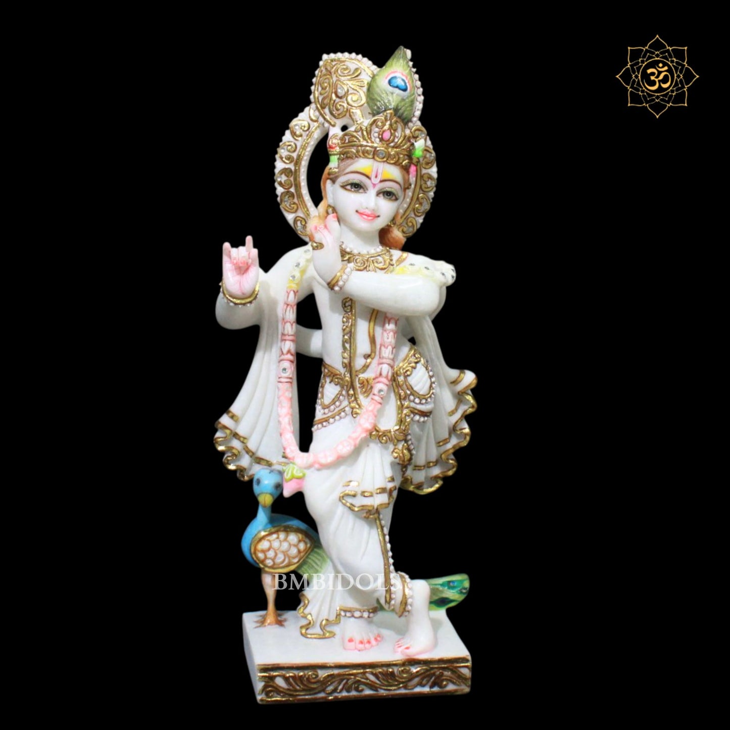 18inch Special Radha Krishna Marble Murti in Makrana Marble