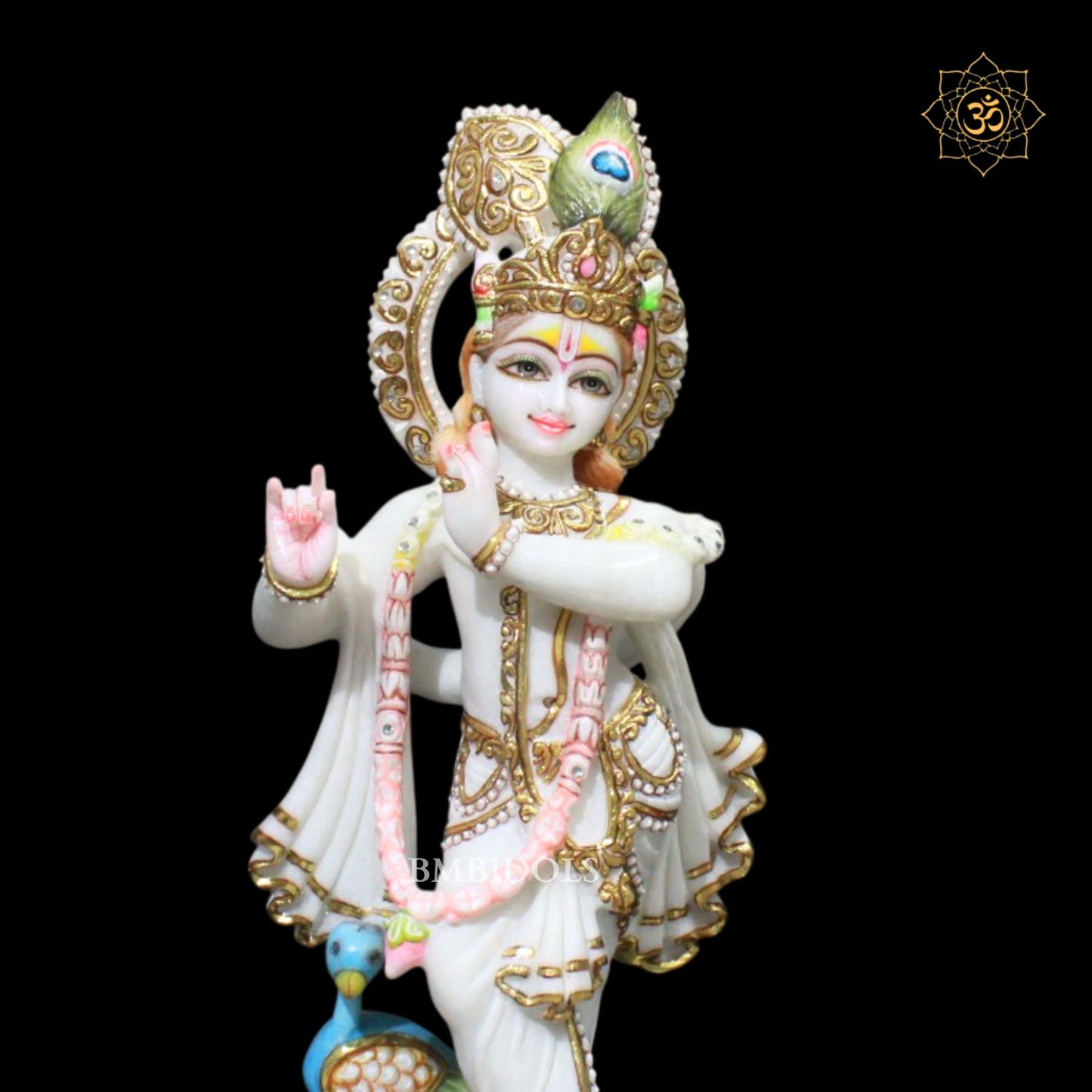 18inch Special Radha Krishna Marble Murti in Makrana Marble