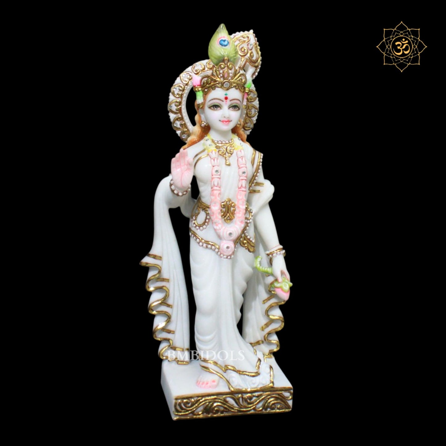 18inch Special Radha Krishna Marble Murti in Makrana Marble
