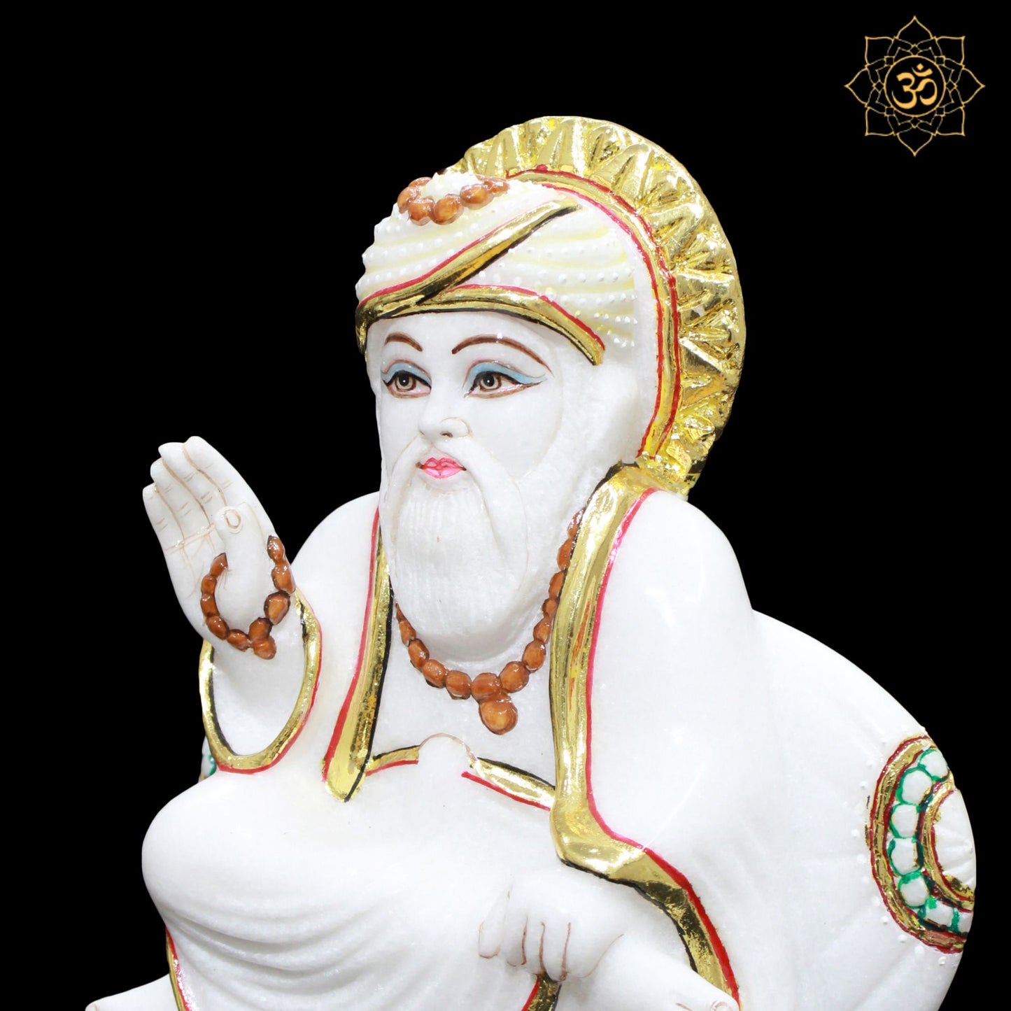 Marble Guru Nanak Murti for Home and Temples