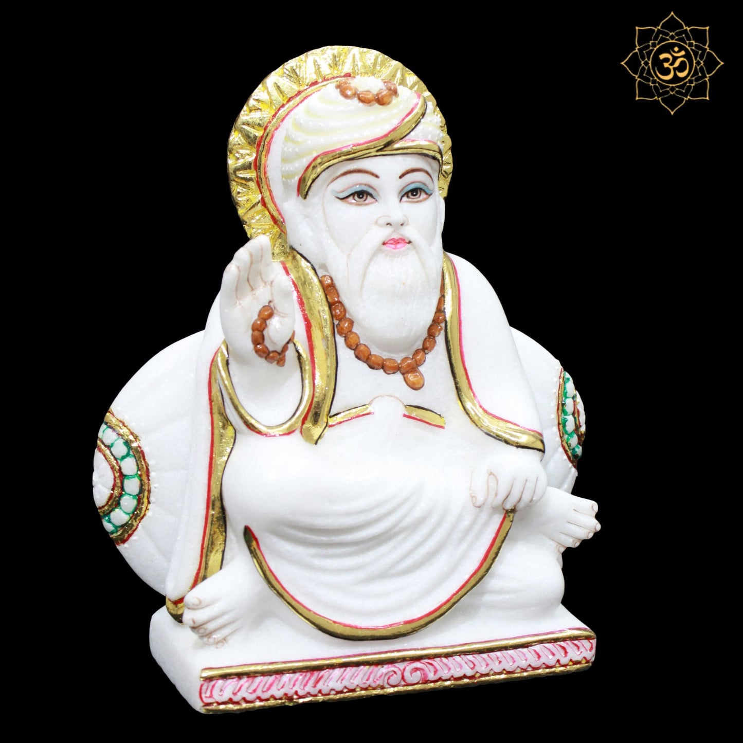 Marble Guru Nanak Murti for Home and Temples