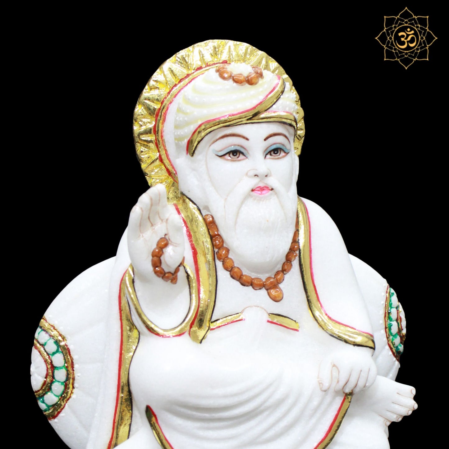 Marble Guru Nanak Murti for Home and Temples