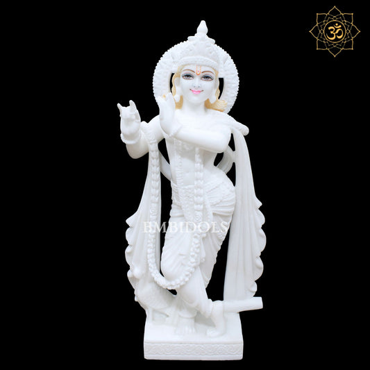 Big Radha Krishna Marble Murti made in Makrana Marble