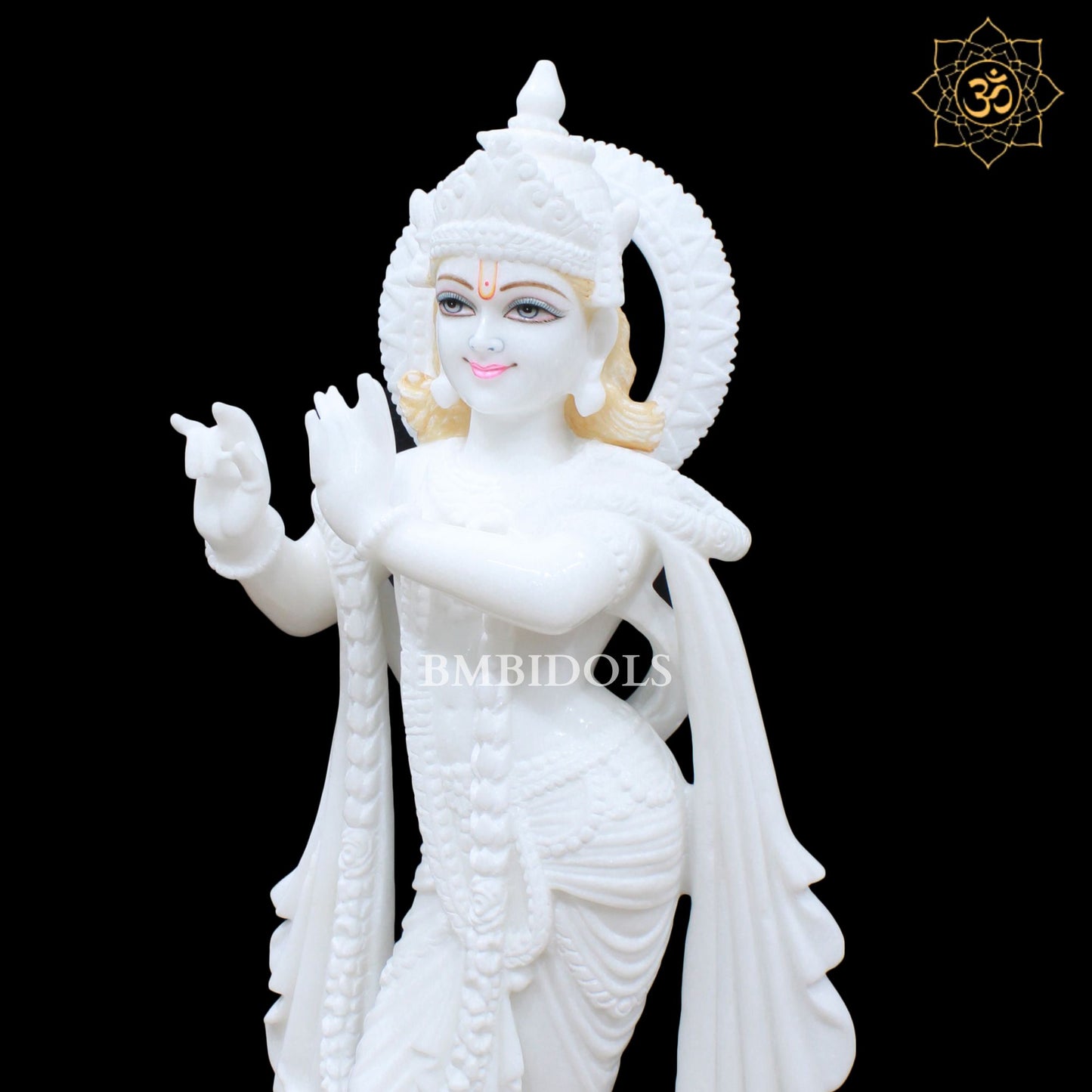 Big Radha Krishna Marble Murti made in Makrana Marble