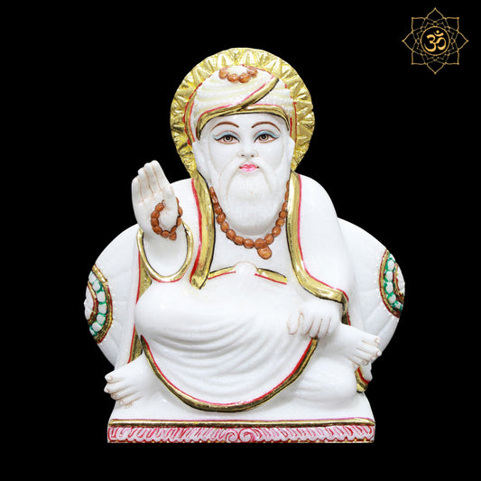 Marble Guru Nanak Murti for Home and Temples