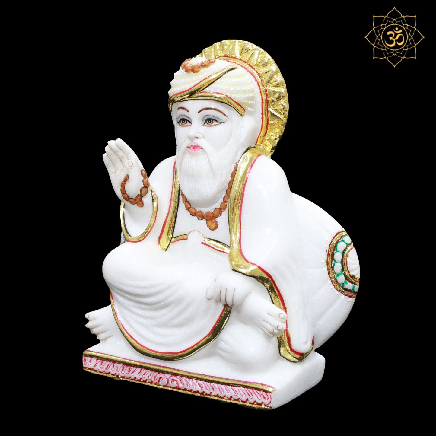 Marble Guru Nanak Murti for Home and Temples