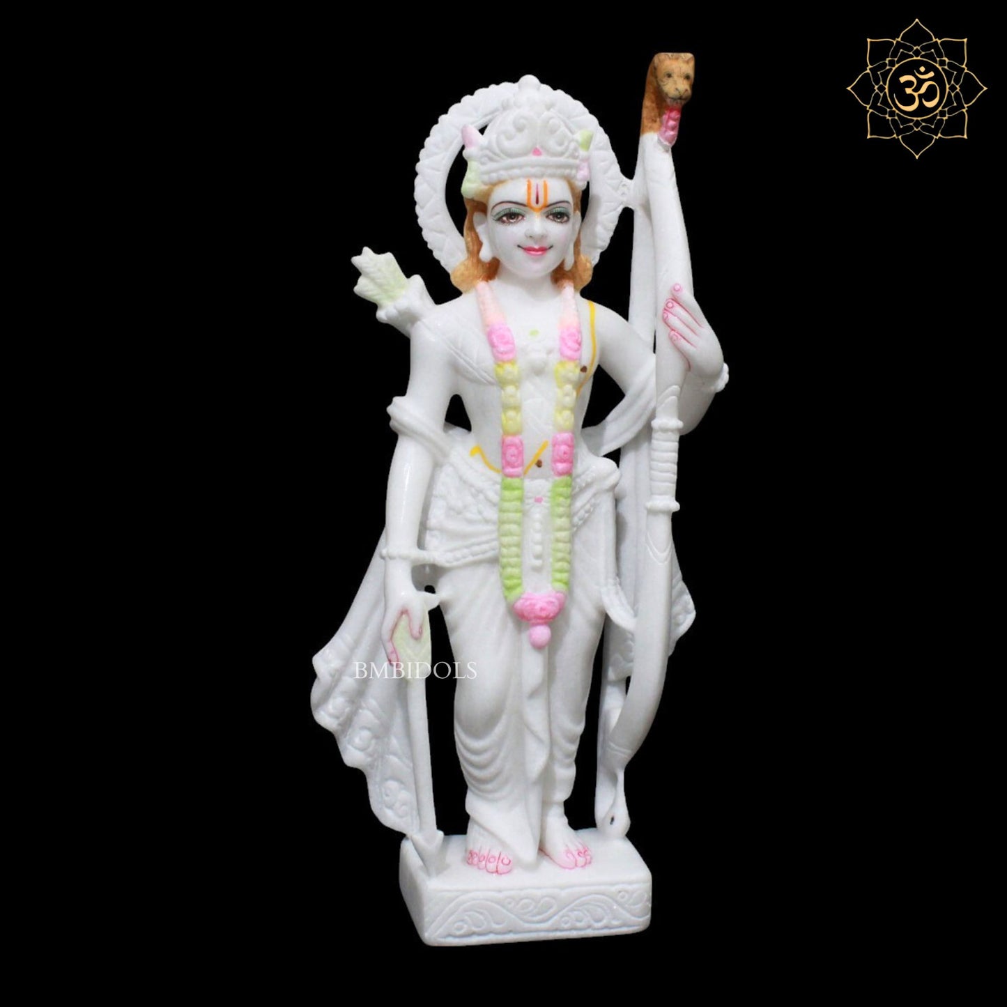 Marble Ram Darbar Murti for Home Mandirs in 15inches
