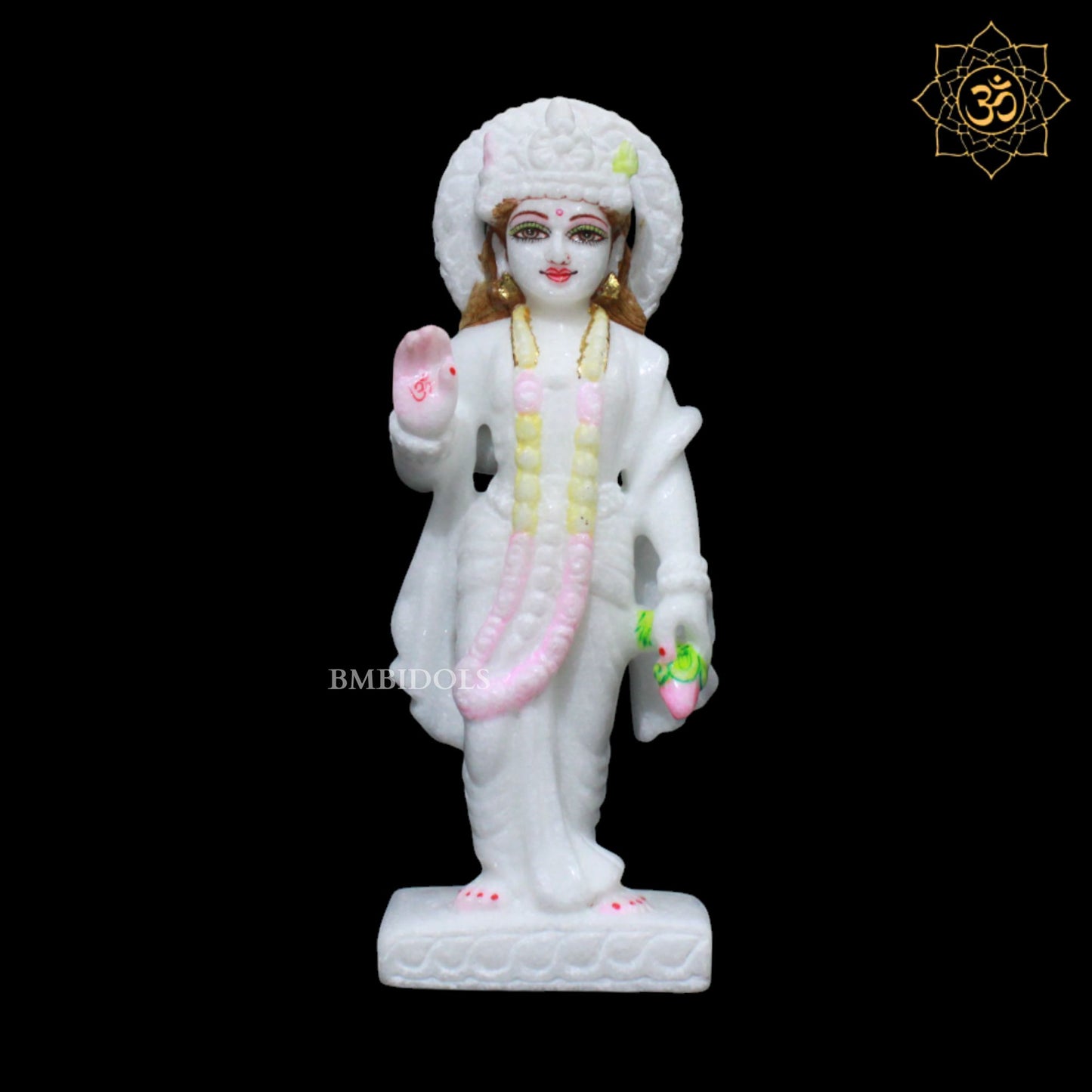 Lakshmi Narayan Marble Murti in 9inches for Makrana Marble