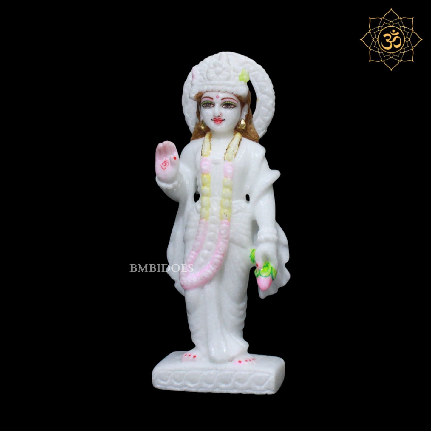 Lakshmi Narayan Marble Murti in 9inches for Makrana Marble
