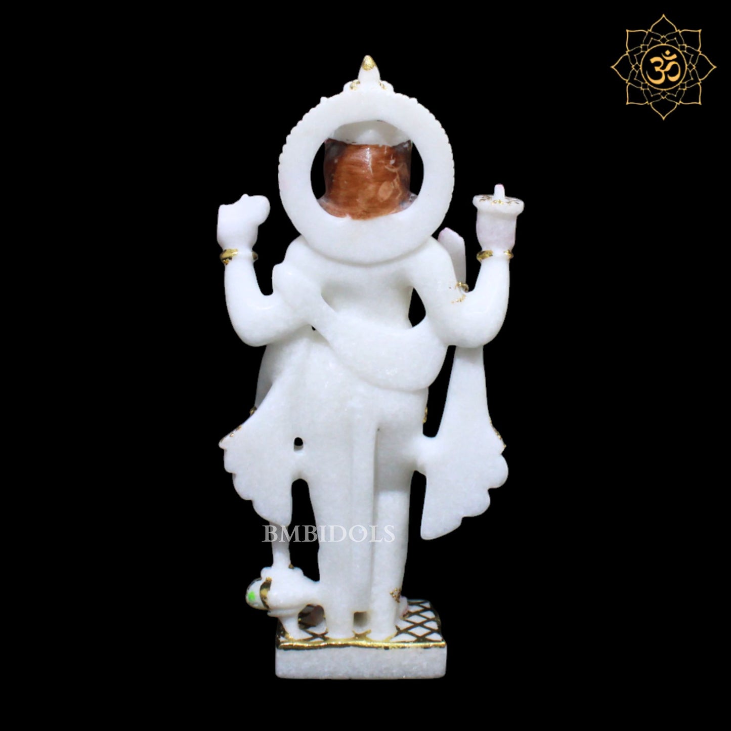 Vishnu Lakshmi Marble Murti in Standing Posture in Makrana Marble