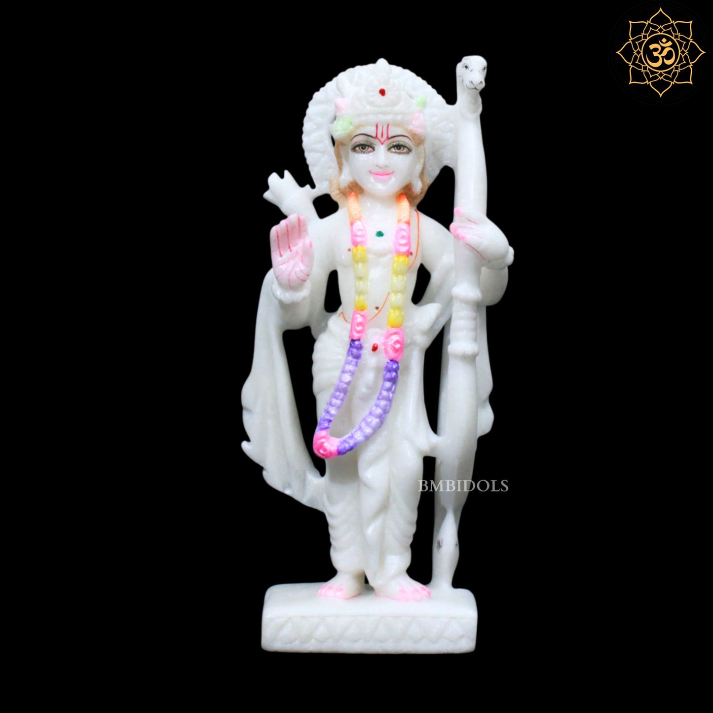 Ram Darbar Marble Murti for Homes and Temples in 9inches