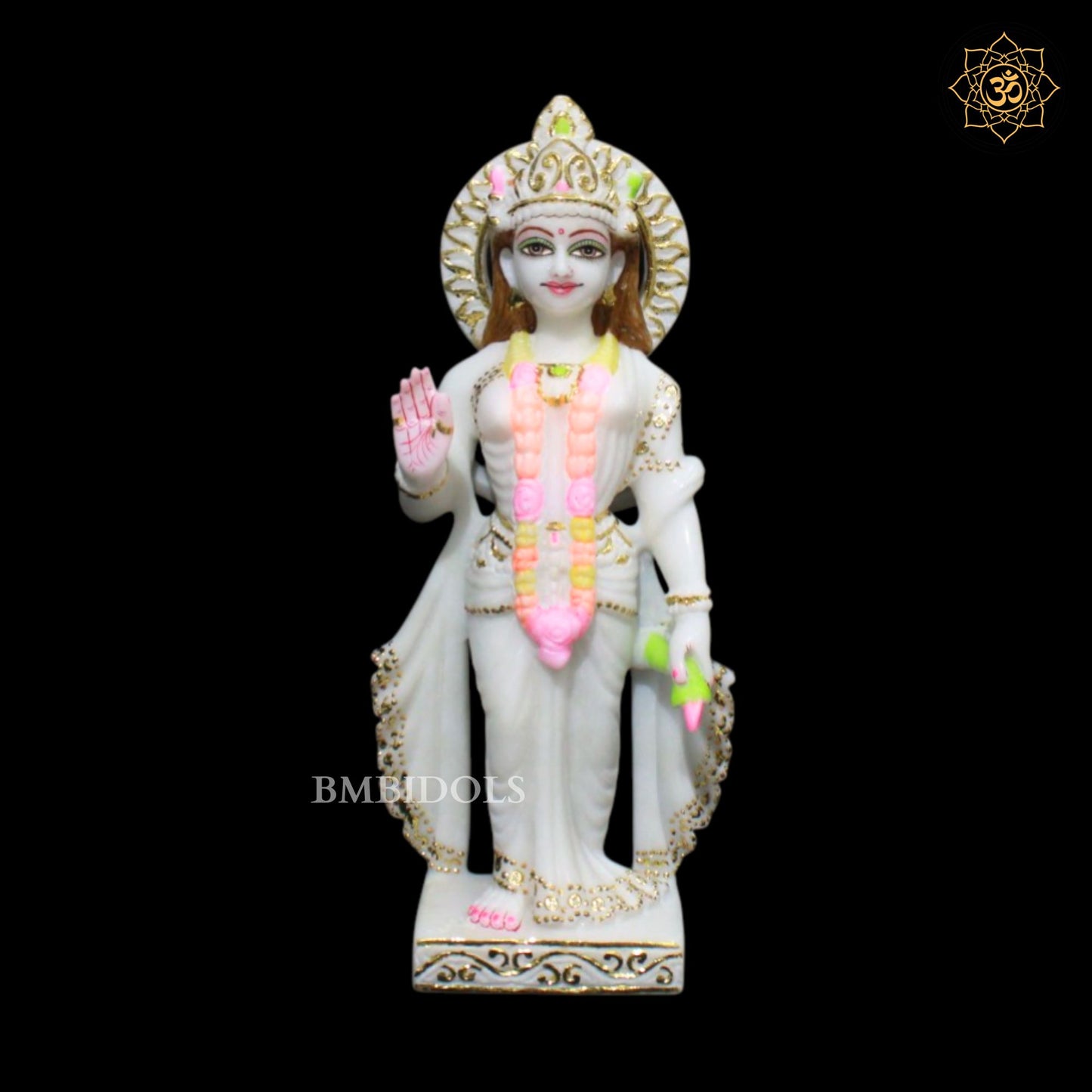 Radha Krishna Marble Murti in 1feet for Ghar Mandirs