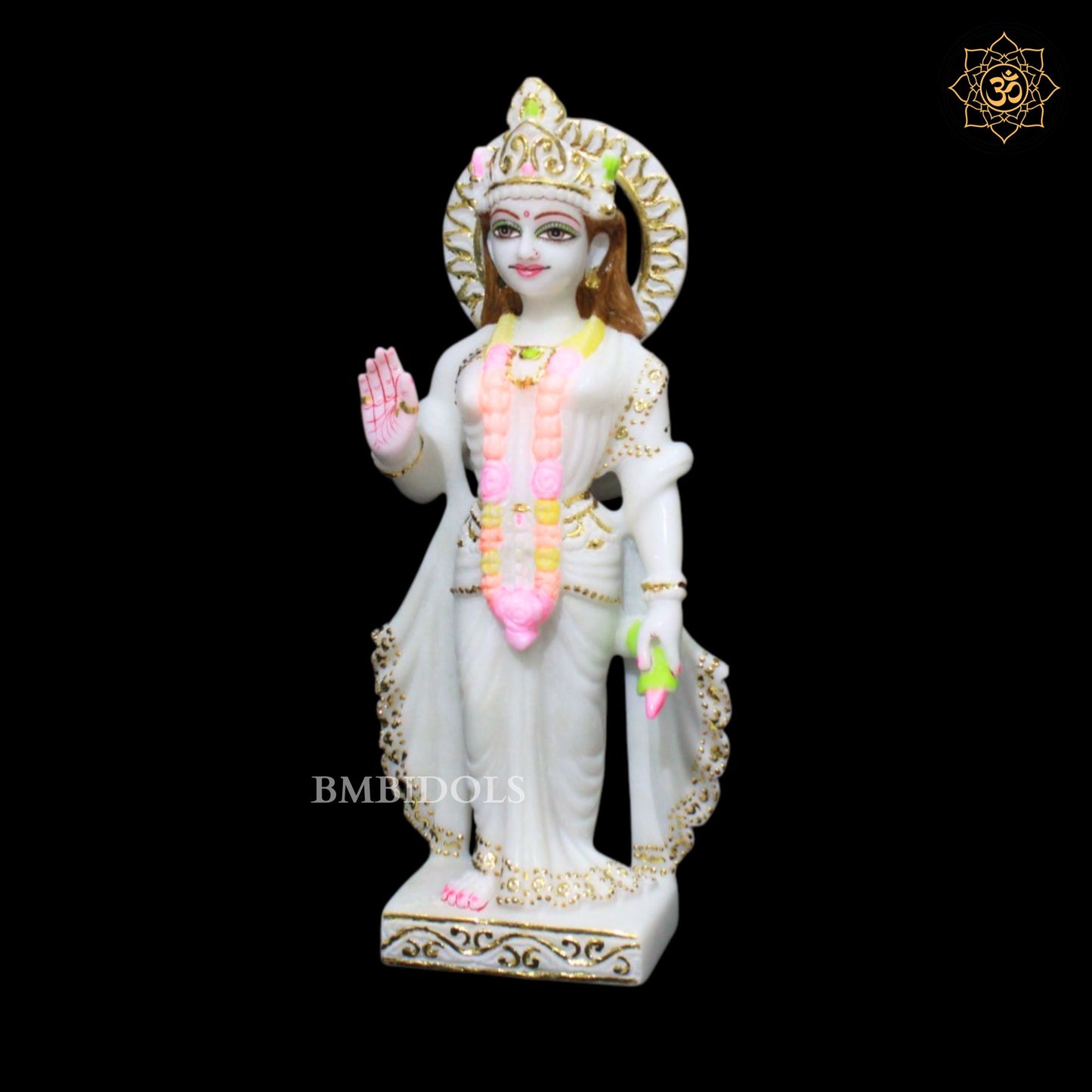 Radha Krishna Marble Murti in 1feet for Ghar Mandirs