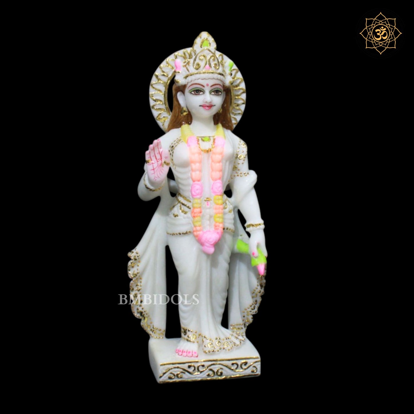 Radha Krishna Marble Murti in 1feet for Ghar Mandirs