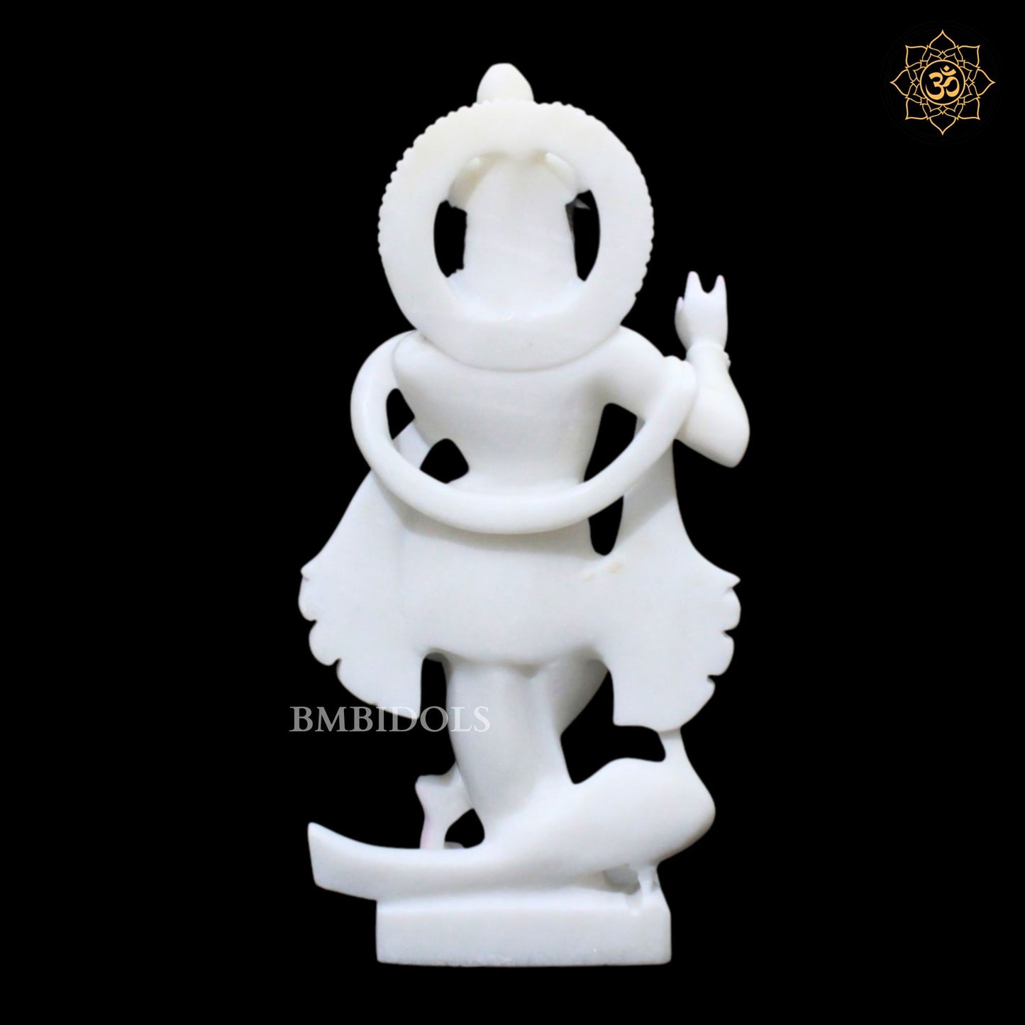 White Marble Radha Krishna Murti for Homes and Temples in 1feet