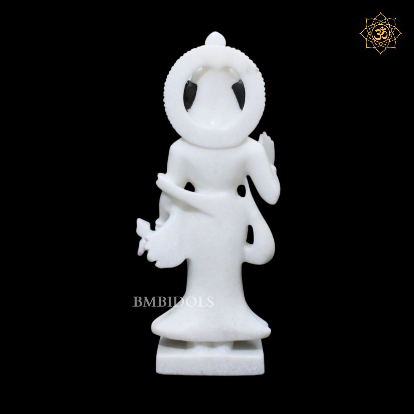 White Marble Radha Krishna Murti for Homes and Temples in 1feet
