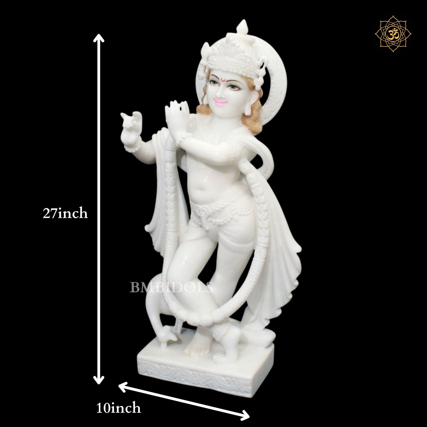 Special Radha Krishna Marble Idol in Big Size 27inches