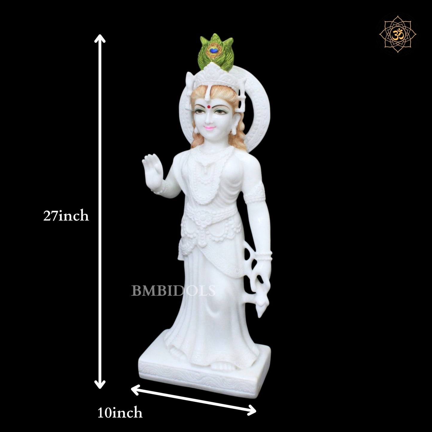 Special Radha Krishna Marble Idol in Big Size 27inches