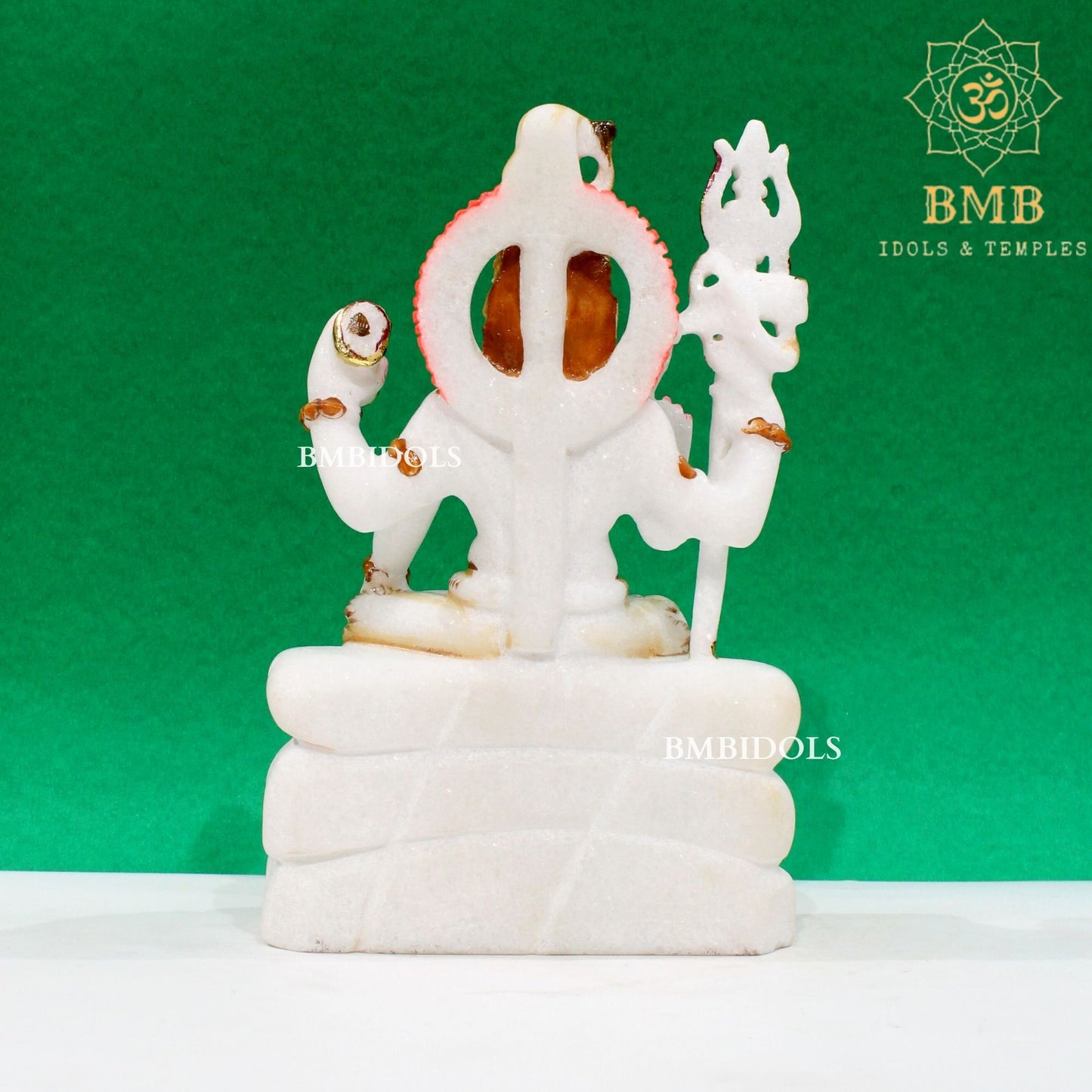 Marble Shiva Murti in Makrana Marble in 9inch for Home & Temples