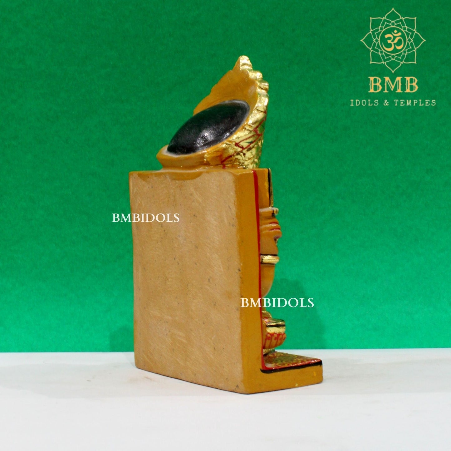 Sandstone Nakoda Bhairav Statue in 7inch for Home & Temples