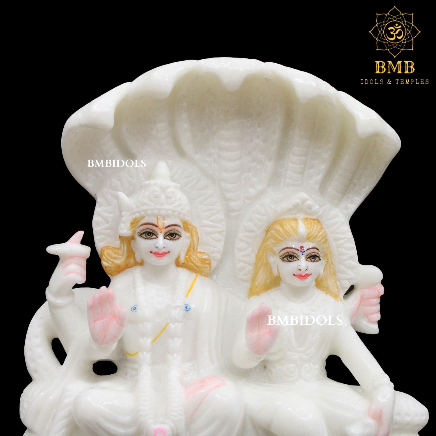 Marble Lakshmi Narayan Statue