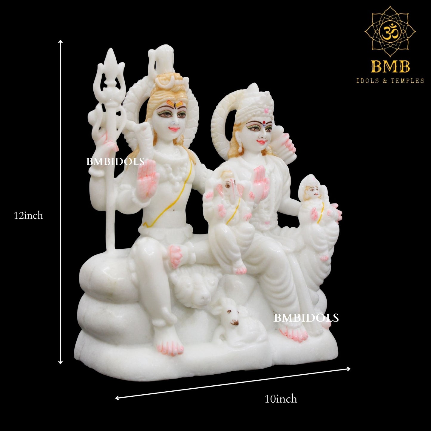 Marble Shiv Parivar Murti