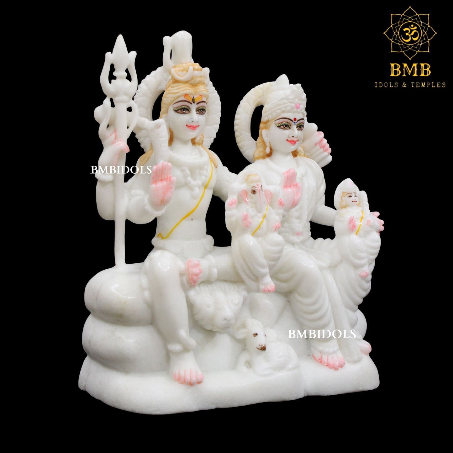 Marble Shiv Parivar Murti